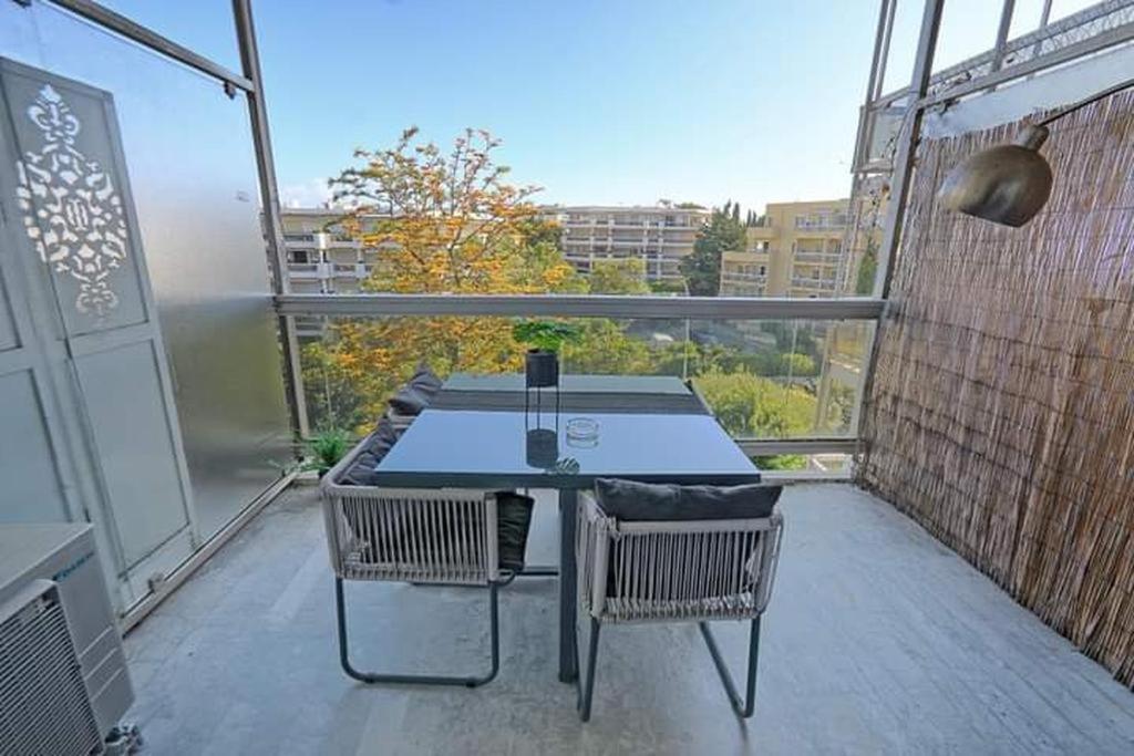 Juan Les Pins Tanit Studio Climatise Vue Sur Mer Piscine Αντίμπ Εξωτερικό φωτογραφία