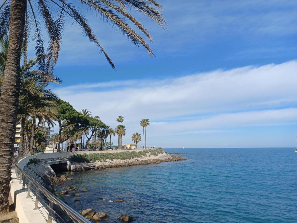 Juan Les Pins Tanit Studio Climatise Vue Sur Mer Piscine Αντίμπ Εξωτερικό φωτογραφία